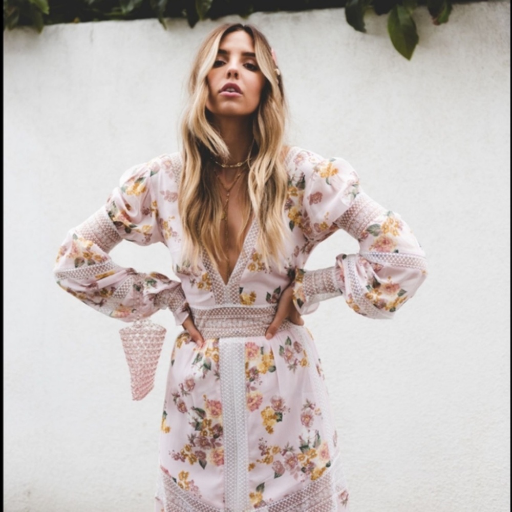 For Love and Lemons Claudette Maxi Dress